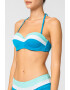 Dorina Sutien bandeau de baie cu design colorblock Lawaki - Pled.ro