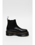 Dr. Martens Ghete Chelsea de piele cu cusaturi contrastante Quad - Pled.ro