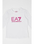 EA7 Bluza din amestec de bumbac cu logo - Pled.ro