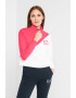 EA7 Bluza sport cu fermoar scurt si model colorblock - Pled.ro