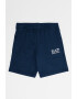 EA7 Pantaloni scurti sport de bumbac cu buzunare oblice - Pled.ro