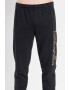 EA7 Pantaloni sport cu imprimeu logo - Pled.ro