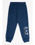 EA7 Pantaloni sport de bumbac cu imprimeu logo - Pled.ro