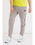 EA7 Pantaloni sport din amestec de bumbac cu logo - Pled.ro