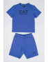 EA7 Set de tricou cu decolteu la baza gatului si pantaloni scurti - 2 piese - Pled.ro