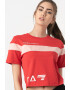 EA7 Tricou crop cu imprimeu logo - Pled.ro