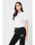 EA7 Tricou crop cu imprimeu logo - Pled.ro