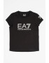 EA7 Tricou cu decolteu la baza gatului si logo - Pled.ro