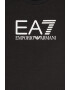 EA7 Tricou cu decolteu la baza gatului si logo - Pled.ro