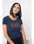 EA7 Tricou cu decolteu rotund si logo - Pled.ro