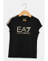 EA7 Tricou cu imprimeu logo stralucitor - Pled.ro