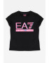 EA7 Tricou cu logo supradimensionat - Pled.ro