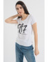 EA7 Tricou din amestec de bumbac cu imprimeu logo - Pled.ro