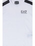 EA7 Tricou din bumbac cu benzi logo - Pled.ro