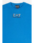 EA7 Tricou din bumbac cu detaliu cu imprimeu logo - Pled.ro