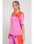 EA7 Tricou lejer cu model colorblock - Pled.ro