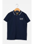 EA7 Tricou polo din material pique cu imprimeu logo - Pled.ro