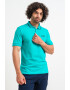 EA7 Tricou polo din material pique cu logo pe piept - Pled.ro