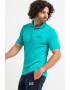 EA7 Tricou polo din material pique cu logo pe piept - Pled.ro