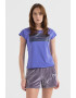 EA7 Tricou regular fit cu imprimeu contrastant - Pled.ro