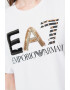 EA7 Tricou relaxed fit din amestec de modal cu logo - Pled.ro