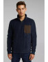 EDC by Esprit Bluza sport din fleece cu buzunar pe piept - Pled.ro