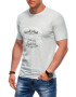 EDOTI Tricou de bumbac cu text - Pled.ro