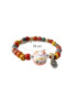 EFAYN.RO Bratara model cu margele si pisica simpatica tematica lucky cat elastica unisex EFAYN - Pled.ro