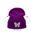 EFAYN.RO Caciula dama model minimalist cu fluturas tematica snow butterfly marime universala EFAYN - Pled.ro