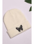 EFAYN.RO Caciula dama model minimalist cu fluturas tematica snow butterfly marime universala EFAYN - Pled.ro