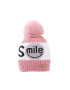 EFAYN.RO Caciula pentru copii moale si calduroasa model cu pom pom tematica smile you are the best 2 – 8 ani EFAYN - Pled.ro