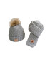 EFAYN.RO Caciula pentru copii set doua piese model moale si calduros cu pom pom si fular asortat tematica I’m a baby bear 1 – 5 ani EFAYN - Pled.ro