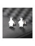 EFAYN.RO Cercei dama adopt a penguin tematica happy feet model pinguini simpatici EFAYN - Pled.ro