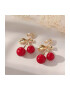 EFAYN.RO Cercei dama cu accesorii cirese model cherry dream EFAYN - Pled.ro