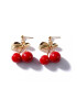 EFAYN.RO Cercei dama cu accesorii cirese model cherry dream EFAYN - Pled.ro