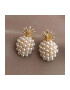 EFAYN.RO Cercei dama model delicat cu ananas tematica fruit fashion EFAYN - Pled.ro