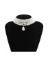 EFAYN.RO Colier dama din margele model elegant cu accesoriu asimetric reglabil tematica elegant style EFAYN - Pled.ro