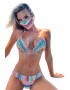 EFAYN.RO Costum de baie cu masca 3 piese slip Brazilian sutien reglabil EFAYN RO - Pled.ro