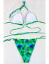 EFAYN.RO Costum de baie dama 2 piese chilot brazilian reglabil sutien reglabil si accesorii rotunde EFAYN - Pled.ro