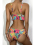 EFAYN.RO Costum de baie dama 2 piese model fashion summer vibe cu flori EFAYN - Pled.ro