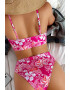 EFAYN.RO Costum de baie dama 2 piese model floral sutien tip bustiera si chilot cu talie inalta EFAYN - Pled.ro