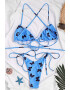 EFAYN.RO Costum de baie dama 2 piese model sexy summer fantezie cu fluturasi EFAYN - Pled.ro