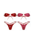 EFAYN.RO Costum de baie dama 2 piese model sexy summer metalic style accesoriu rotund EFAYN - Pled.ro