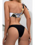 EFAYN.RO Costum de baie dama 2 piese sutien cu prindere pe un umar si accesoriu chilot brazilian imprimeu animal print EFAYN - Pled.ro