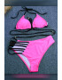 EFAYN.RO Costum de baie dama 2 piese sutien reglabil slip talie inalta brazilian cu scobitura EFAYN - Pled.ro