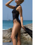 EFAYN.RO Costum de baie dama 3 piese model summer dress beach sutien cupe triunghiulare si rochie de plaja cu crapatura pe ambele parti EFAYN - Pled.ro