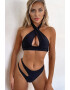 EFAYN.RO Costum de baie dama animal print 2 piese slip brazilian si sutien cu prindere in V EFAYN - Pled.ro