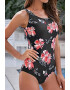 EFAYN.RO Costum de baie dama o piesa model clasic cu imprimeu floral tematica I love summer fashion EFAYN - Pled.ro