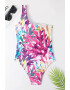 EFAYN.RO Costum de baie dama o piesa model happy summer wild splash prindere fixa pe un umar EFAYN - Pled.ro