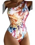 EFAYN.RO Costum de baie dama o piesa model happy summer wild splash prindere fixa pe un umar EFAYN - Pled.ro